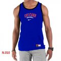 Wholesale Cheap Men's Nike Chicago Cubs Home Practice Tank Top Blue