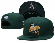 Cheap Oakland Athletics Stitched Snapback Hats 012