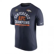 Wholesale Cheap Denver Broncos Nike 2015 AFC Conference Champions Arch Legend T-Shirt Navy