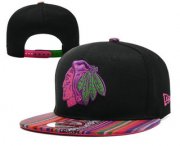 Cheap Chicago Blackhawks Snapback Ajustable Cap Hat YD 3