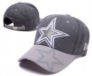 Cheap Cowboys Team Logo Heather Gray Adjustable Hat SD