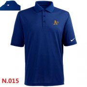 Wholesale Cheap Nike Oakland Athletics 2014 Players Performance Polo Blue