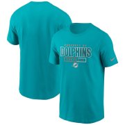 Wholesale Cheap Miami Dolphins Nike Team Property Of Essential T-Shirt Aqua