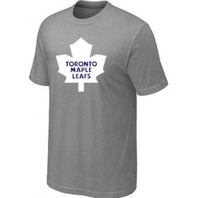 Wholesale Cheap Toronto Maple Leafs Big & Tall Logo Grey NHL T-Shirt