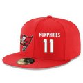 Cheap Tampa Bay Buccaneers #11 Adam Humphries Snapback Cap NFL Player Red with White Number Stitched Hat