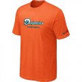 Wholesale Cheap Nike Miami Dolphins Sideline Legend Authentic Font Dri-FIT NFL T-Shirt Orange