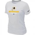 Wholesale Cheap Women's Nike Washington Redskins Critical Victory NFL T-Shirt White