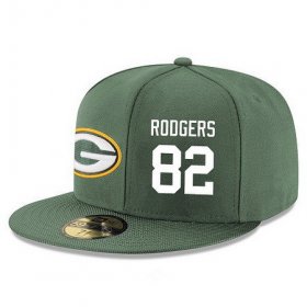 Cheap Green Bay Packers #82 Richard Rodgers Snapback Cap NFL Player Green with White Number Stitched Hat