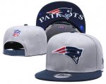 Cheap Patriots Team Logo Gray Navy Adjustable Hat TX