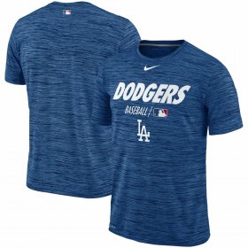 Wholesale Cheap Los Angeles Dodgers Nike Authentic Collection Velocity Team Issue Performance T-Shirt Royal