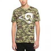 Wholesale Cheap Men's Los Angeles Rams '47 Camo Alpha T-Shirt