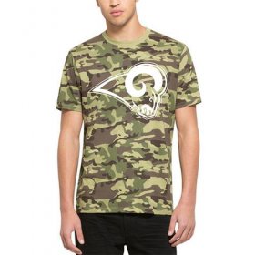 Wholesale Cheap Men\'s Los Angeles Rams \'47 Camo Alpha T-Shirt