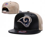 Cheap NFL Los Rams Team Logo Navy Adjustable Hat YD