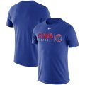 Wholesale Cheap Chicago Cubs Nike MLB Practice T-Shirt Royal