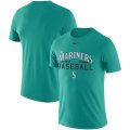 Wholesale Cheap Seattle Mariners Nike Practice Performance T-Shirt Aqua