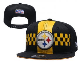 Cheap Steelers Team Logo Black 2019 Draft Adjustable Hat YD