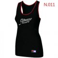 Wholesale Cheap Women's Nike Chicago White Sox Tri-Blend Racerback Stretch Tank Top Black