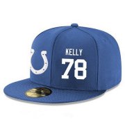 Cheap Indianapolis Colts #78 Ryan Kelly Snapback Cap NFL Player Royal Blue with White Number Stitched Hat