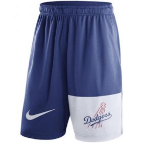 Wholesale Cheap Men\'s Los Angeles Dodgers Nike Royal Cooperstown Collection Dry Fly Shorts