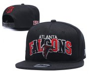 Cheap Falcons Team Logo Black 1966 Anniversary Adjustable Hat YD