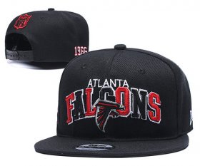 Cheap Falcons Team Logo Black 1966 Anniversary Adjustable Hat YD