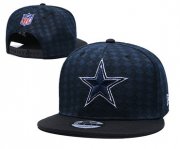 Cheap Cowboys Team Logo Navy Black Adjustable Hat TX