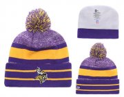 Cheap NFL Minnesota Vikings Logo Stitched Knit Beanies 013