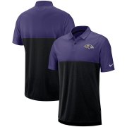 Wholesale Cheap Baltimore Ravens Nike Sideline Early Season Performance Polo Purple Black