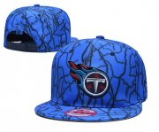 Cheap Titans Team Logo Blue Adjustable Hat TX