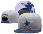 Cheap NFL Dallas Cowboys Team Logo Gray Snapback Adjustable Hat LT10