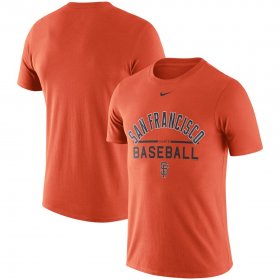 Wholesale Cheap San Francisco Giants Nike Away Practice T-Shirt Orange