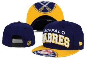 Cheap NHL Buffalo Sabres Team Logo Navy Snapback Adjustable Hat