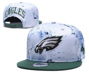 Cheap Eagles Team Logo Smoke Green Adjustable Hat TX