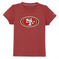 Wholesale Cheap San Francisco 49ers Sideline Legend Authentic Logo Youth T-Shirt Red