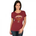 Wholesale Cheap Women's Washington Redskins Majestic Burgundy 2015 NFC East Division Champions T-Shirt