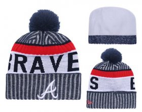 Cheap MLB Atlanta Braves Logo Stitched Knit Beanies 005