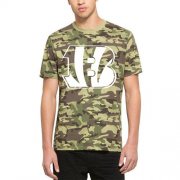 Wholesale Cheap Men's Cincinnati Bengals '47 Camo Alpha T-Shirt