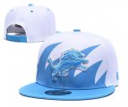 Cheap Lions Team Logo Blue White Adjustable Hat