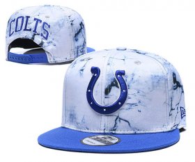 Cheap Colts Team Logo Smoke Blue Adjustable Hat TX