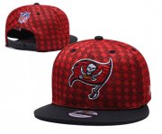 Cheap Buccaneers Team Logo Red Black Adjustable Hat TX