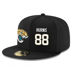 Cheap Jacksonville Jaguars #88 Allen Hurns Snapback Cap NFL Player Black with White Number Stitched Hat