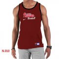 Wholesale Cheap Men's Nike Philadelphia Phillies Home Practice Tank Top Red