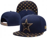 Cheap Cowboys Team Logo Navy Adjustable Hat