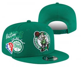 Cheap Boston Celtics Stitched Snapback 75th Anniversary Hats 027