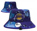 Cheap Los Angeles Lakers Stitched Bucket Hats 056