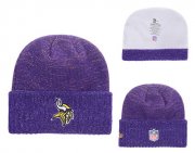 Cheap NFL Minnesota Vikings Logo Stitched Knit Beanies 012