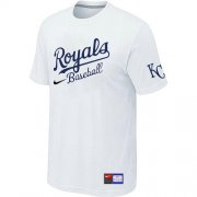 Wholesale Cheap MLB Kansas City Royals White Nike Short Sleeve Practice T-Shirt