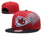 Cheap NFL Kansas Chiefs Team Logo Red Adjustable Hat