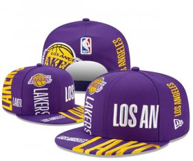 Cheap Los Angeles Lakers Stitched Snapback Hats 047