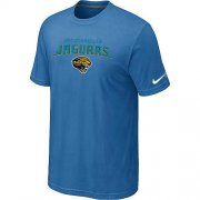 Wholesale Cheap Nike NFL Jacksonville Jaguars Heart & Soul NFL T-Shirt Indigo Blue